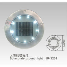 Round solar brick light, solar underground lights, waterproof solar brick lights